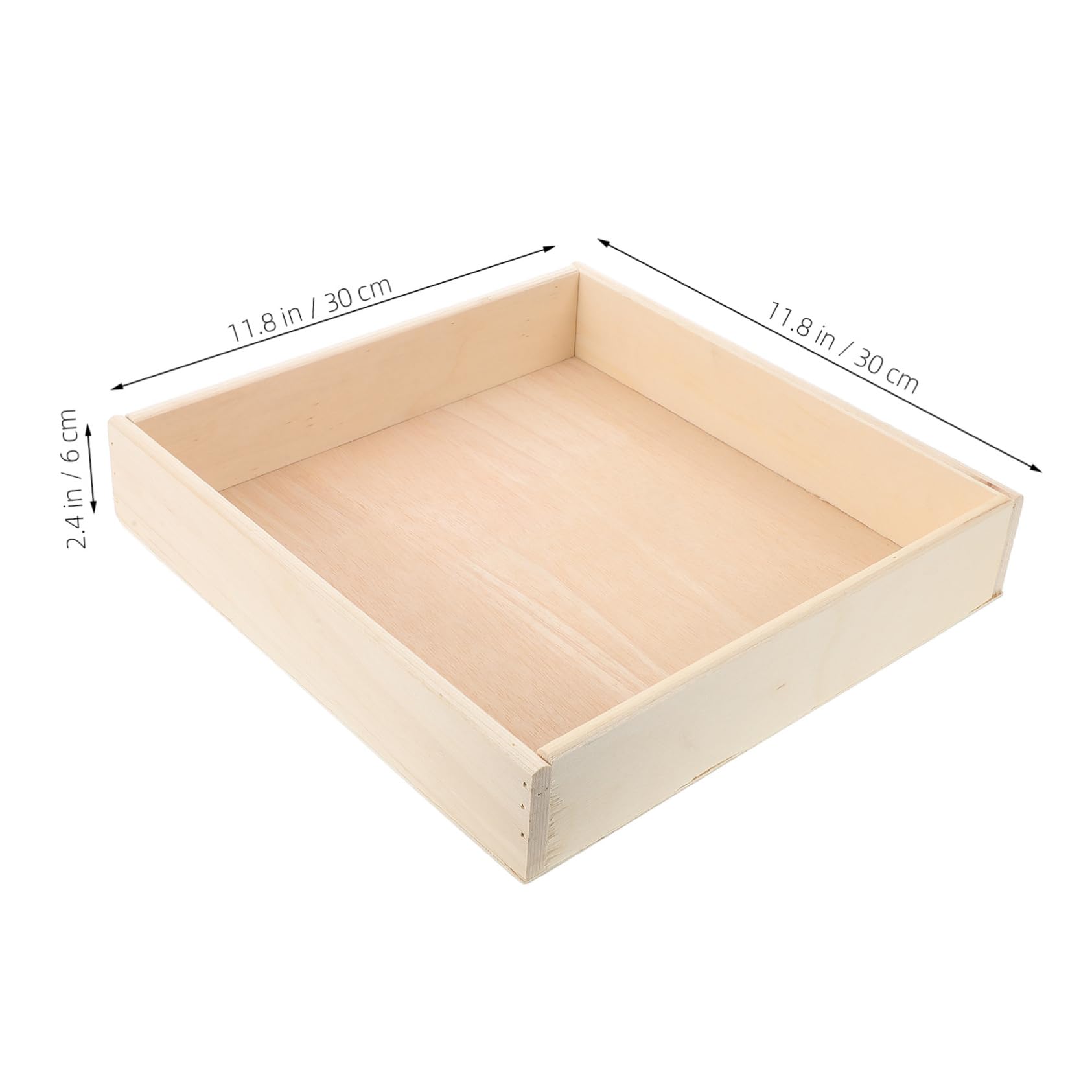 SUPVOX Sleek Wooden Boys and Girls Sand Tray Compact Outdoor Indoor Sand for Boys and Girls Toy Safe Wooden Sandbox Toy