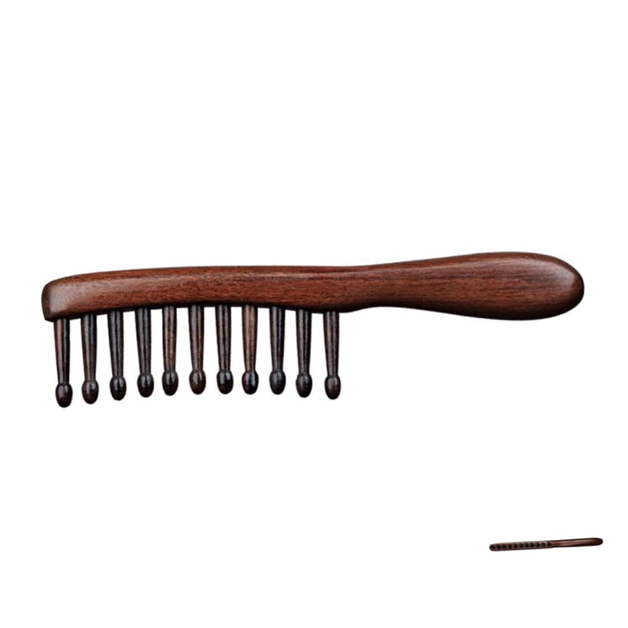 Baluue 3stücke Sandelholz Haarkamm Mit Breiten Zähnen Kopfhautmassage Kamm Für Lockiges Haar Sanftes Entwirren Für Haartypen Langlebig Und Stabil Für Haarpflege