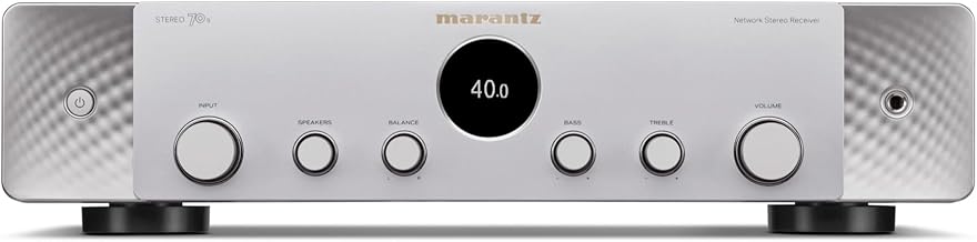 Marantz ネットワークレシーバー、HDMIセレクター搭載のHi-Fiステレオアンプ ゴールド STEREO70s/FN