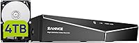 SANNCE 16CH 1080p Lite 5-in-1 DVR with 4TB HDD - Hybrid CCTV Recorder for TVI/AHD/CVI/IP Cameras, Remote Access & Motion Alerts