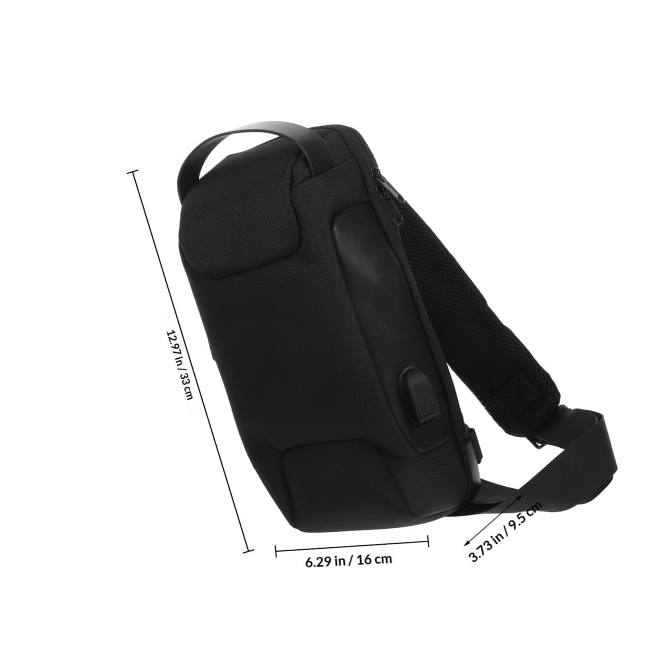 Ciieeo Borsa a Tracolla da Uomo Antifurto Oxford Lucchetto a Combinazione Borsa da Viaggio Leggera e Resistente per Shopping e Attività all'Aperto