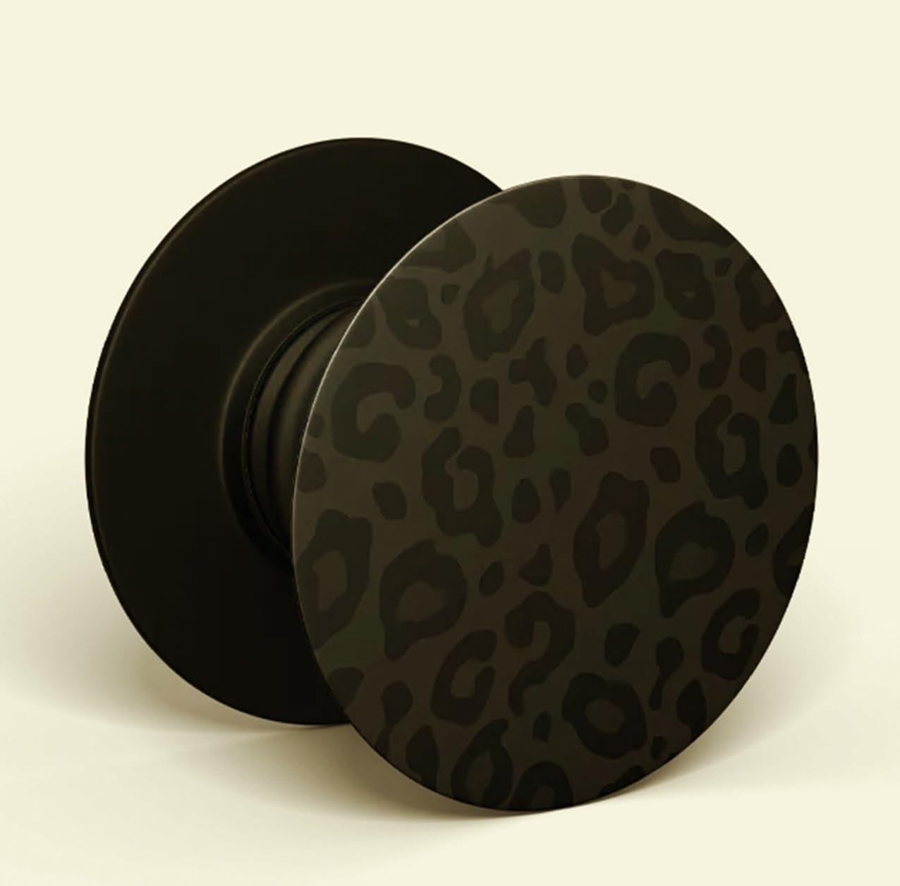 PopGrip Expanding Stand and Grip with a Swappable Top for Phones & Tablets - Leopard Dark green