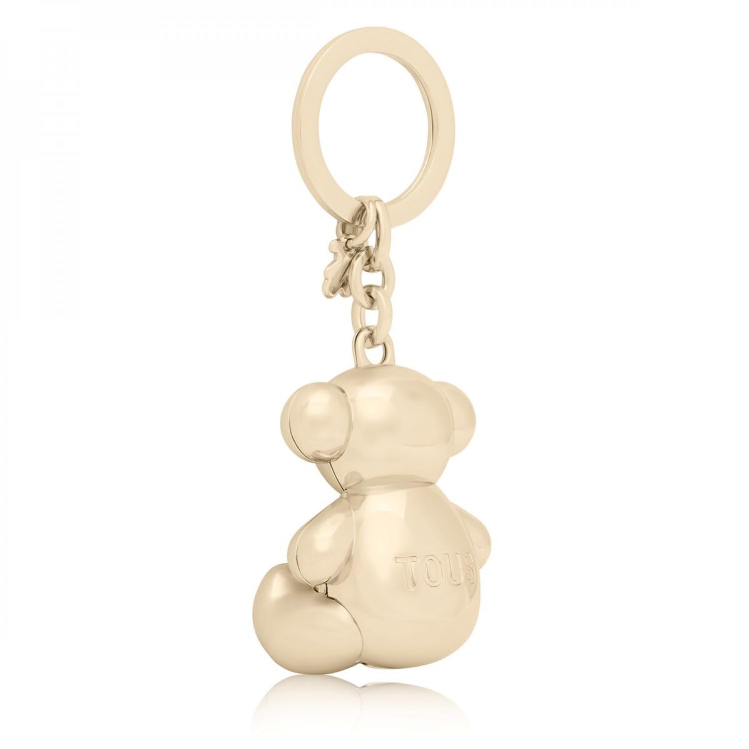 TOUS Metalowy breloczek do kluczy Bold Bear 395910425, odcienie złota, Talla única, Nowoczesny