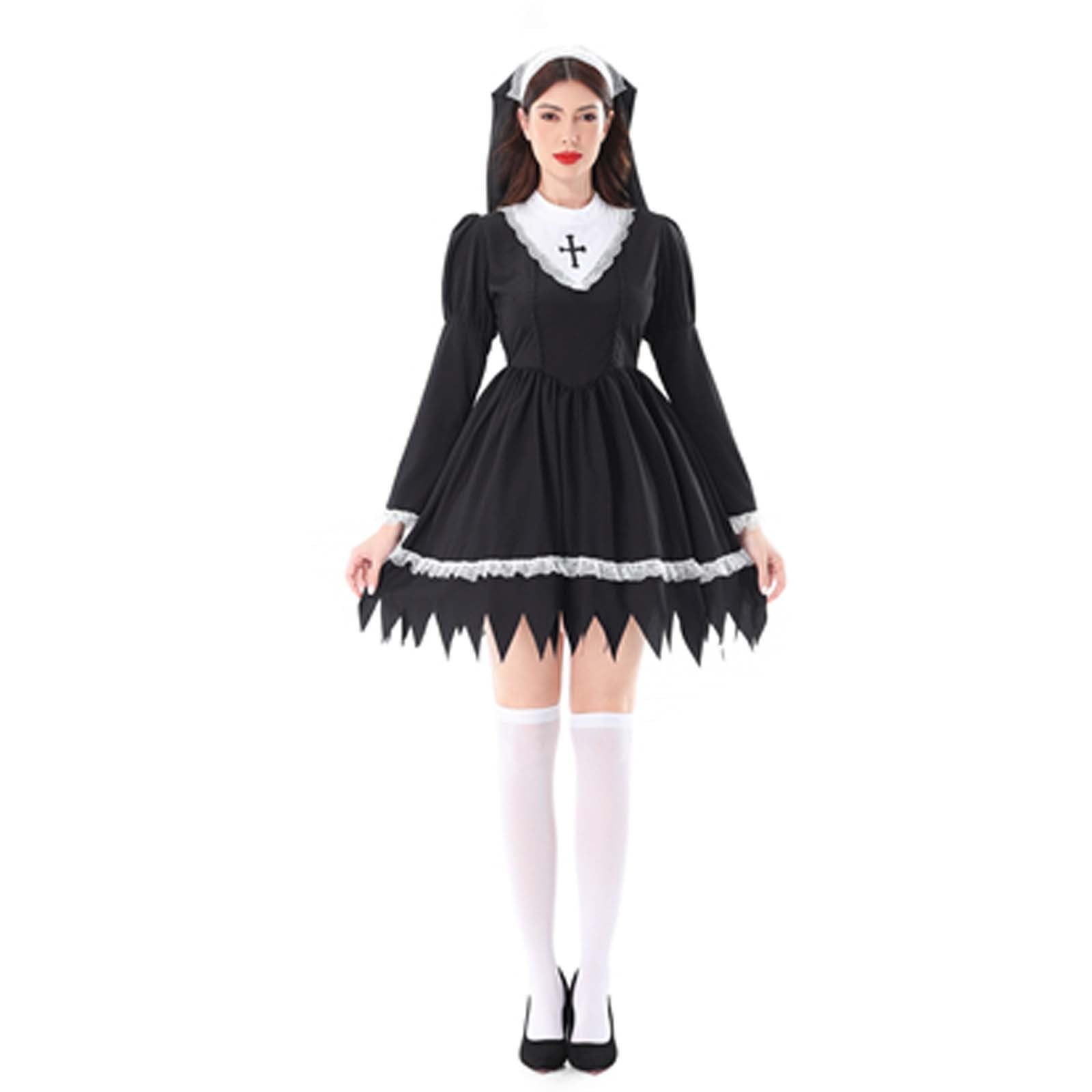 Generisch Gotycki średniowieczny strój cosplay na występy Halloween