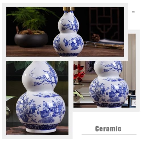 Gourde de Jingdezhen récipient à boisson en céramique élégant