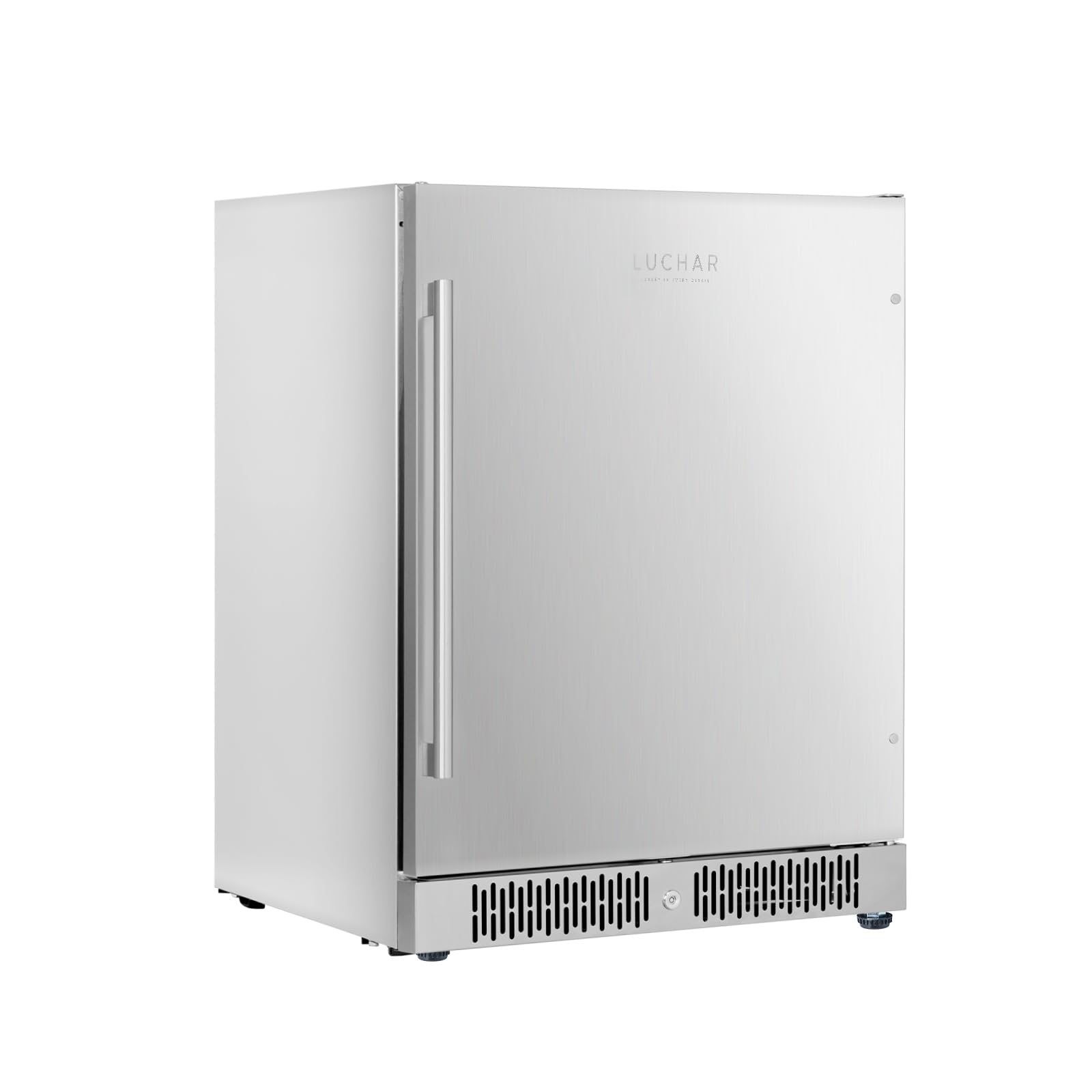 Akicon 24 Inch Beverage Refrigerator, 164 Cans Mini Drink Fridge with Temperature Memory,Under Counter/Built-in/Freestanding Beverage Cooler,3 Removable Shelves