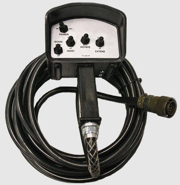 Auto Crane Pendant, 8 Function, ON-Off, Non-Prop, 11-PIN-1/4 Turn Plug