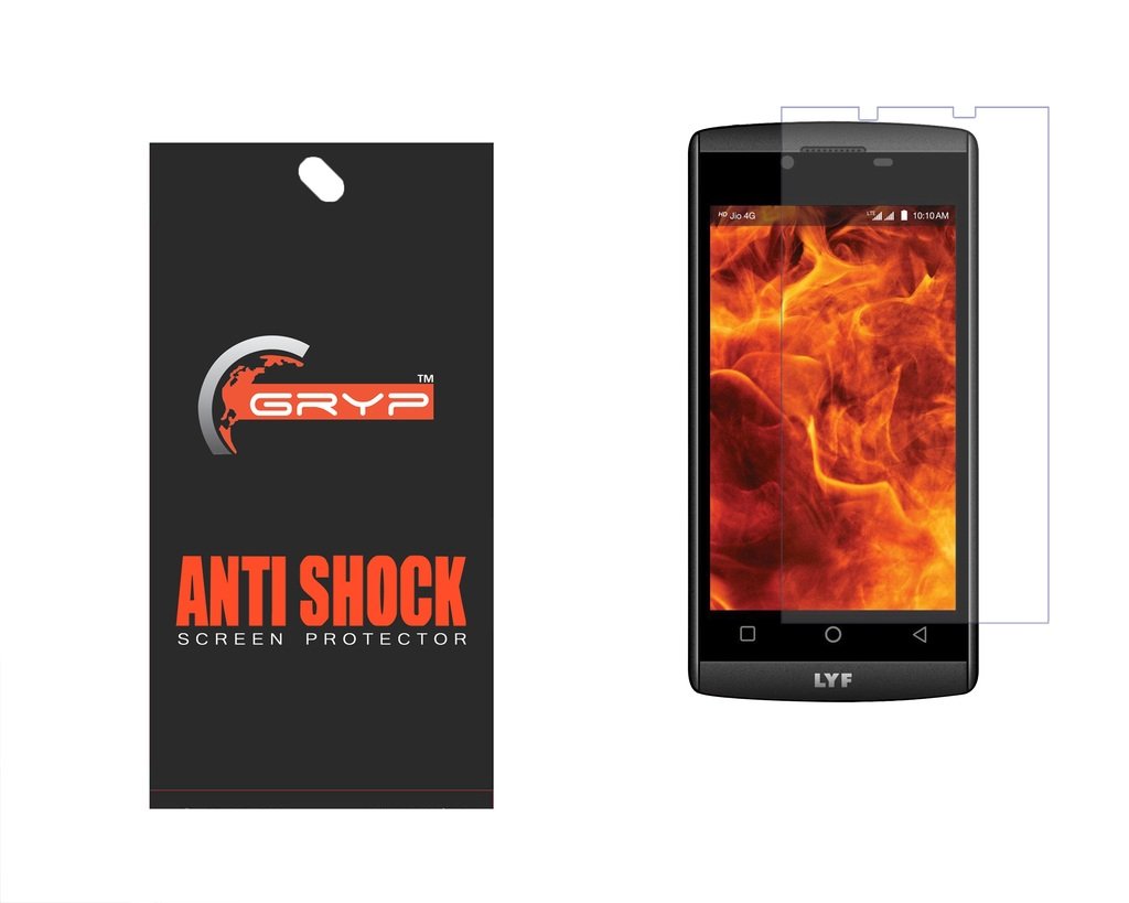 GRYP™ Premium HD Flexible AntiShock Screen Protector for LYF Flame 7