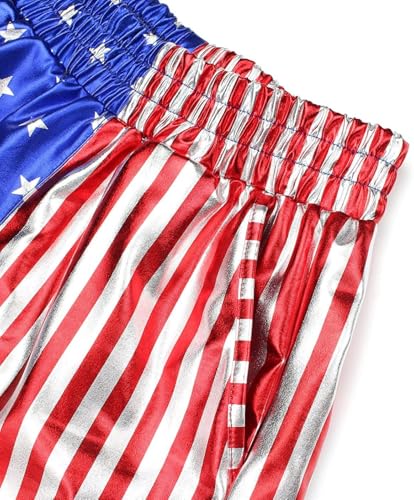 PESION Women's Metallic Shiny Shorts Sparkly Rave Hot Short Pants4