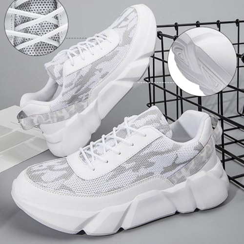 Image of Mens Slip On Walking Shoes Non Slip Running Shoes Lightweight Breathable Tennis Sneakers Fashion Casual Gym Trainers