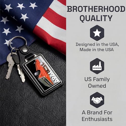 Image of Brotherhood Car Key Chain for C10 - Classic Models Keychain for Men and Women Gift Key Ring