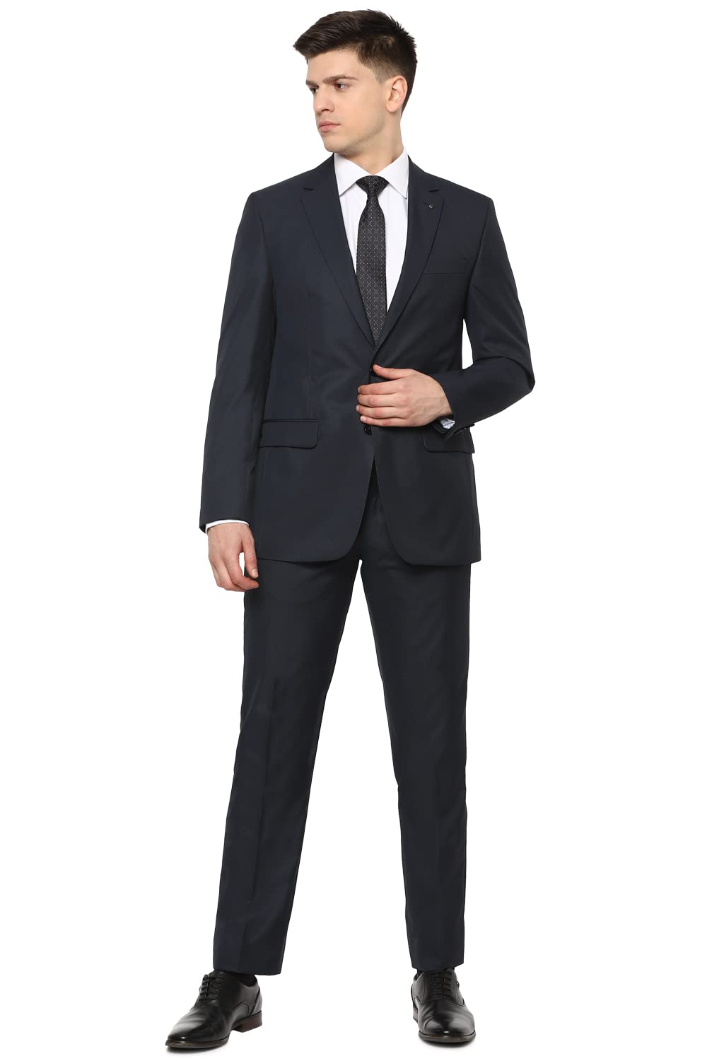 louis philippe Men's Polyester Blend Two Piece Suit-Dress Set-picture-30