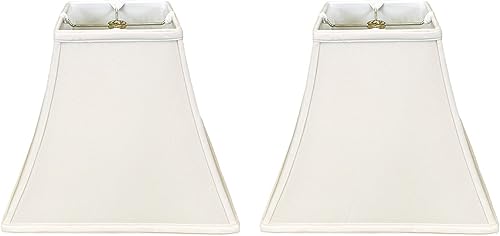Miniatura 9 de Royal Designs - Pantalla cuadrada para lámpara, color blanco, 6 x 12 x 10.5 pulgadas