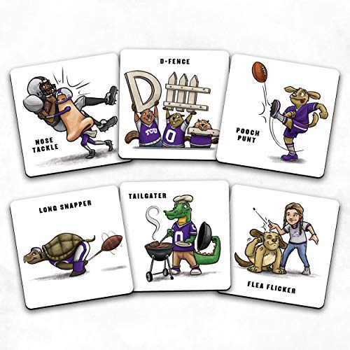 Image of YouTheFan NCAA Officially-Licensed Memory Match Game - Humorous, Team-Specific, Original Hand-Drawn Artwork, Fun for the Whole Family, for Fans Young and Old