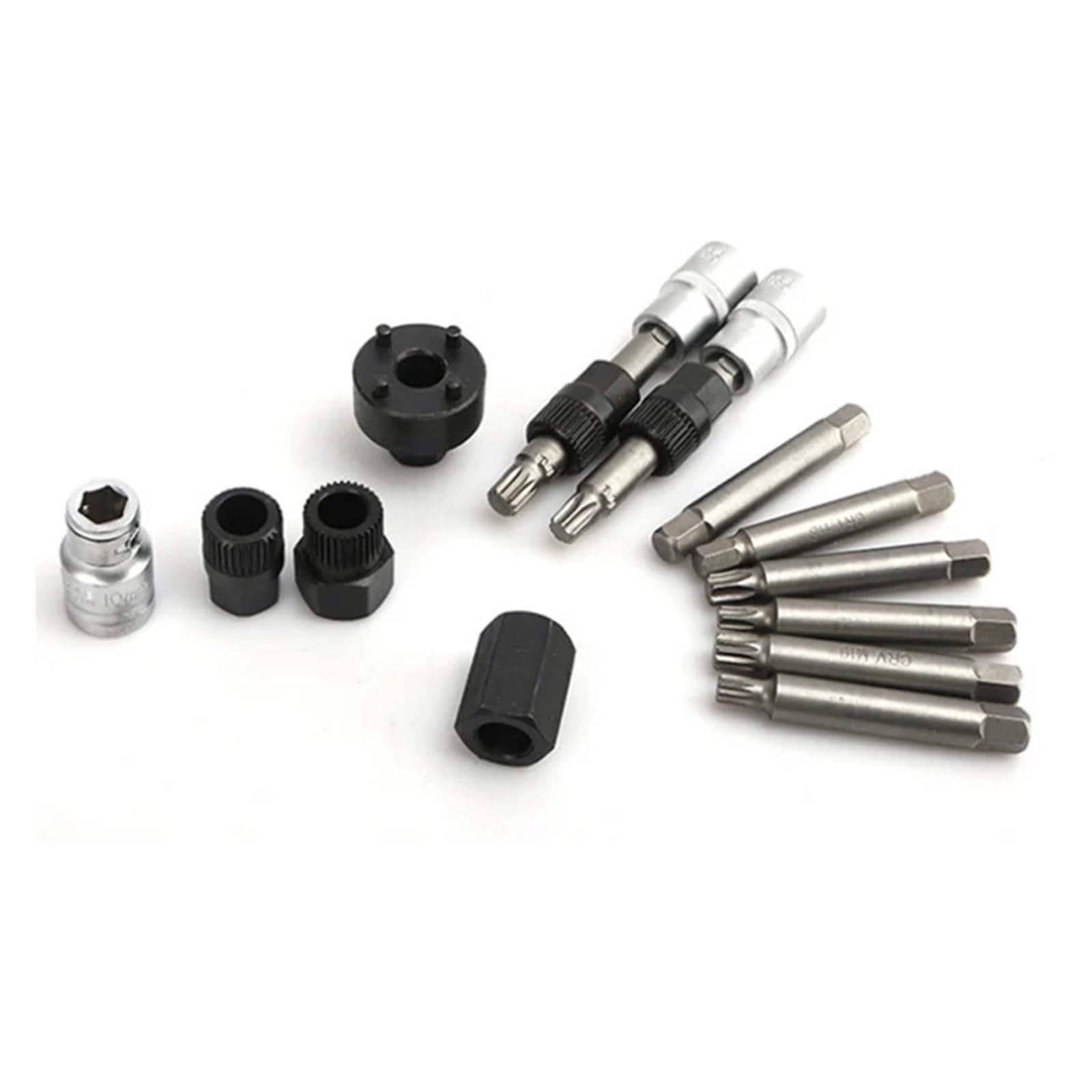 Set di attrezzi for rimozione puleggia, alternatore e motore a ruota libera, 13 pezzi, Professionale, set di strumenti