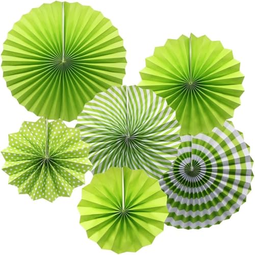Ensemble De Décoration D'Éventail En Papier, Ventilateur De Plafond À Pompons, Décoration De...