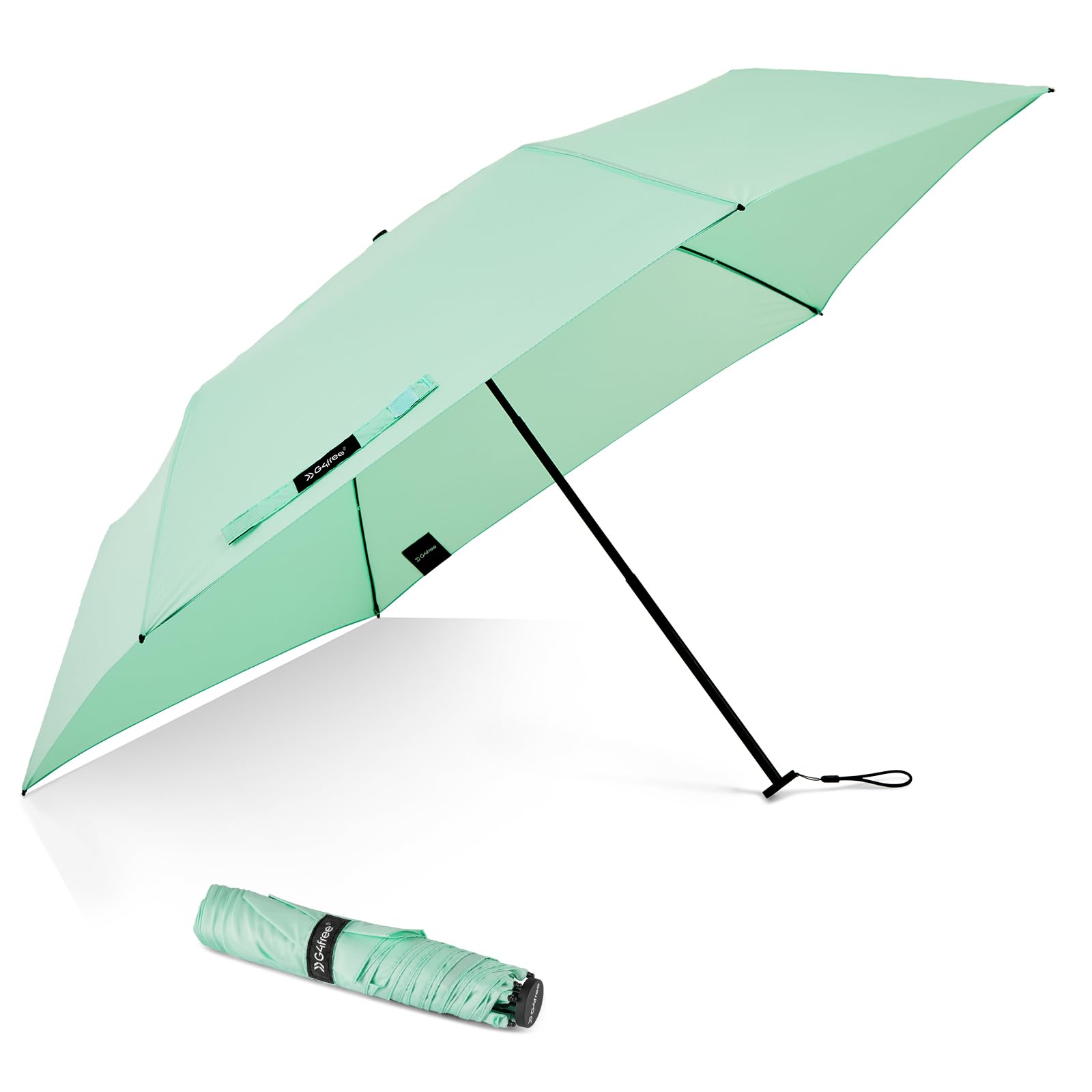 G4Free 43 Inch Mini Travel Umbrella Compact Ultralight UPF 50+ UV Protection Carbon Fiber Super Slim Small Umbrella, Weighs Only 4 oz