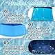 Katzenpool, Mit Fisch Wasser Spielzeug Faltbarer Pool 50x10cm Katzen Pool, Interaktives Wasserspielzeug, Tragbares Katzen Hundepool für Katzen und Hunde zum Spielen Baden Verwendet