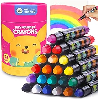 Silky Washable Crayon -Baby Roo 24 Colors (Explosion Line)