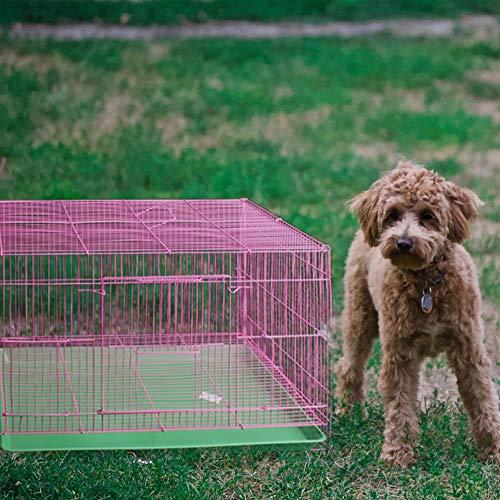 Hemobllo Small Animals Cage Tray Plastic Cage Replacement Tray For Dog Crate Rabbit Chickens Duck Bunny Small Animals Hamster Crate Cage Tray For Pet (Green) Bunny Cage Tray Bottom #TOP3