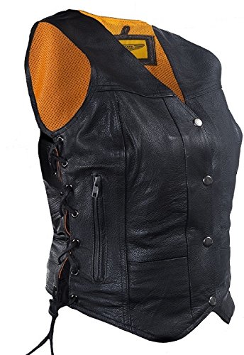 Leather Motorcycle Vest (Size 5XL, 5X 