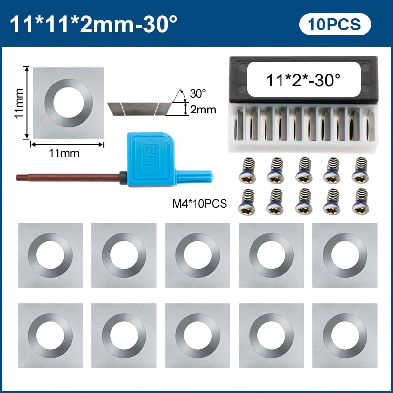 Pack de 10 Cortadores de Carburo para Torneado de Madera miniatura 2