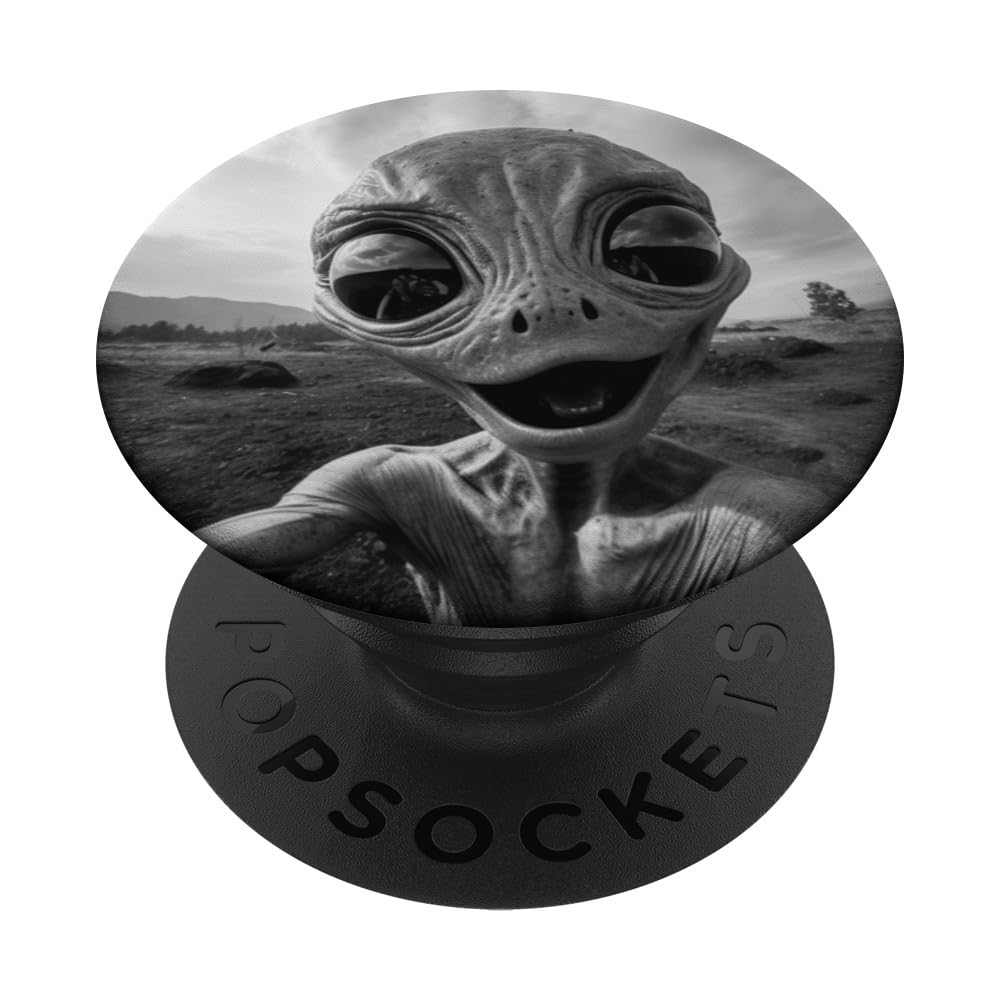 PopSocket PopGrip MagSafe - Design Hamster OVNI Mème Drôle, Interchangeable, Anneau Adaptateur Inclus - 9