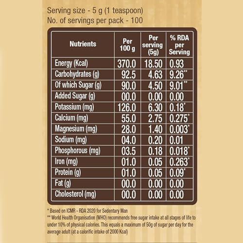 Image of Parry's Amrit Brown Sugar, 500 g (Pack of 2)
