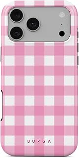 BURGA Unisex Phone Case for iPhone 17 Pro Max – Dual-Layer Design with Shock-Absorbing Silicone & Durable Exterior, Scratch-Resistant Finish and Raised Bezel Edge for Screen Protection & Daily Use