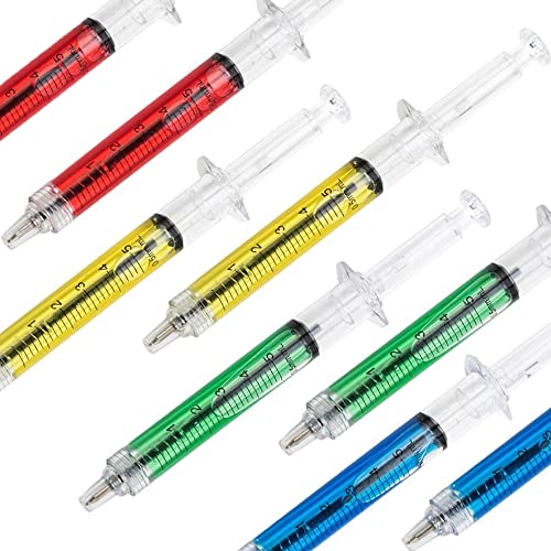 Funny Party Hats Syringe Pens In Assorted Colors – Halloween Pens - 12 Pack Party Favors #TOP2