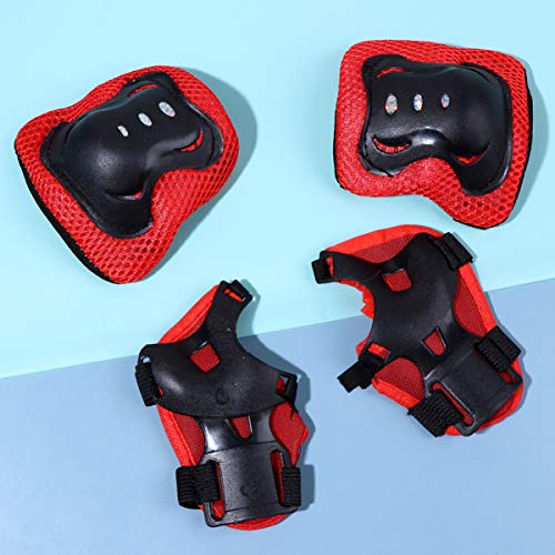 STOBOK 6Pcs Bike Guardas Set 3 Em 1 Set Ao Ar Livre Esportes Joelho Pulso Cotovelo Pad Patinação Cic