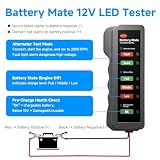 ViiRou testeur de batterie et alternateur 12 V à 7 LED photo 4