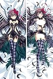 KPJHGKZ Puella Magi Madoka Magica 59073 Akemi Homura Rings Anime Pillow Cover/Body Pillowcase, Double-Sided Pattern Peach Skin/2WT Throw Pillow Case, Anime Fans' Favorite Cushion Covers