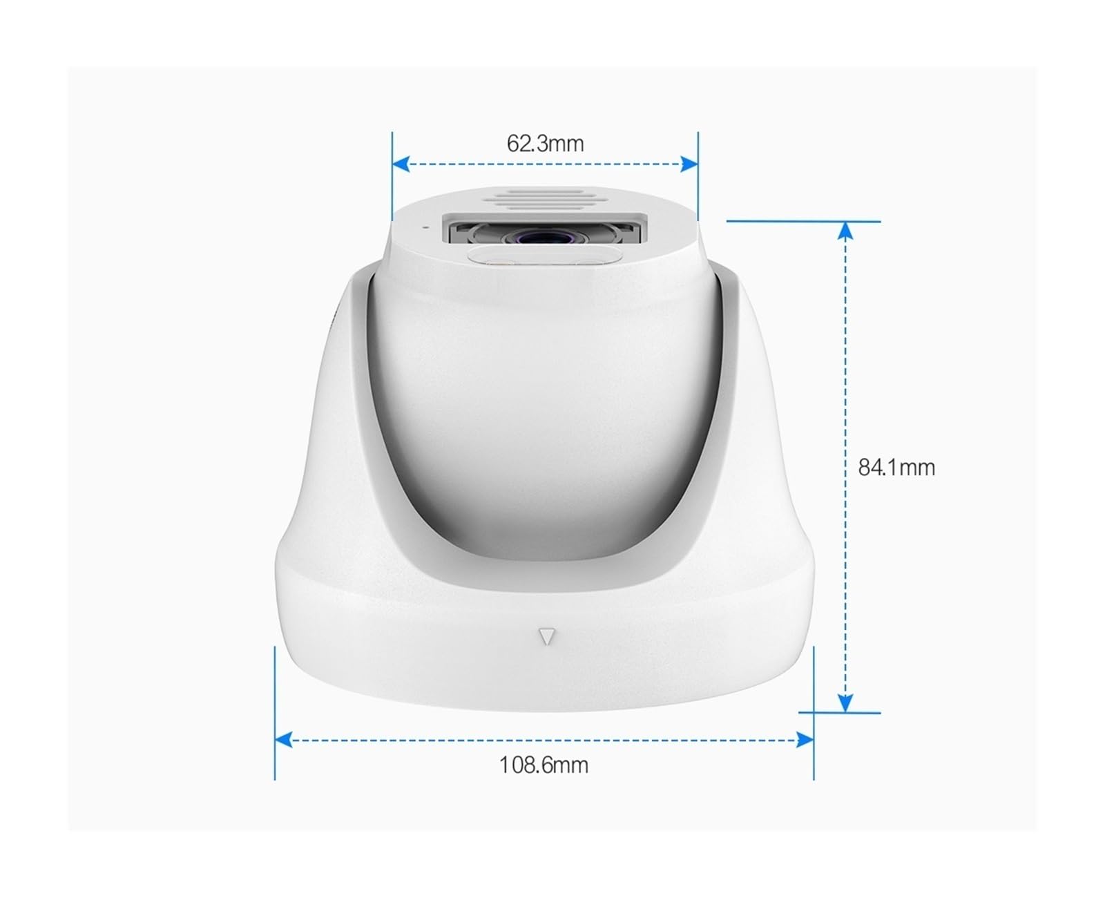 Kit Video Surveillance, Système de caméra de sécurité POE H.265 8CH 4K 5MP, dôme de détection de visa 8MP, Kit de vidéosurveillance intérieure bidirectionnelle couleur nocturne(1T,8CH 2pcs 5MP Camera)