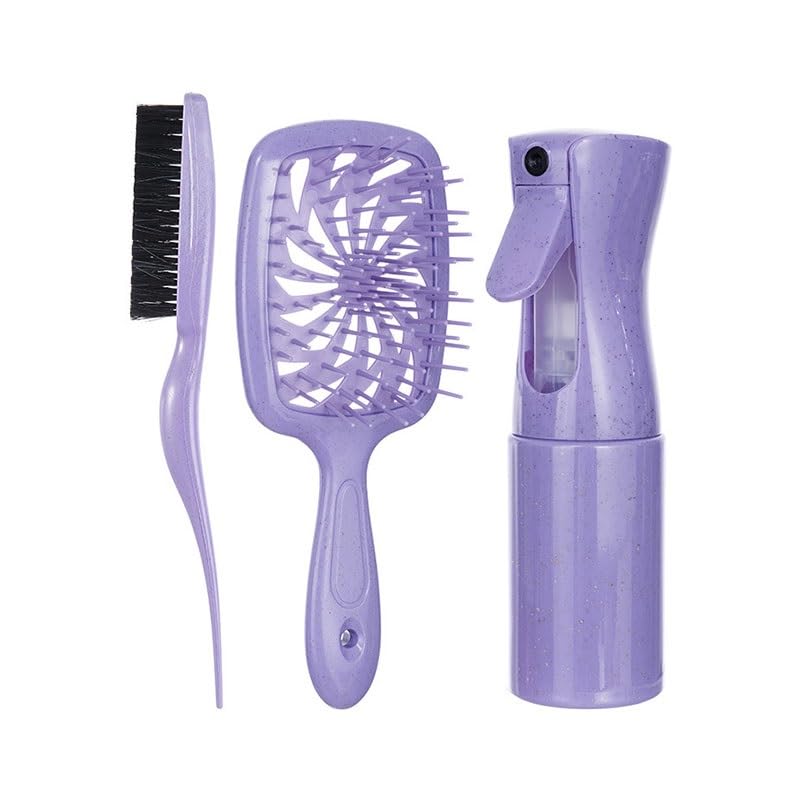 Hair Styling Comb Fluffy Makeup Continuous Spray Bottle Set