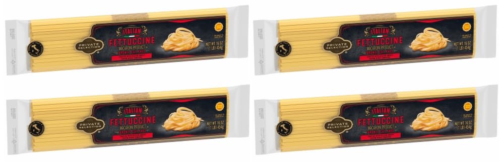 Pack Of 4 Italian Fettuccine Pasta 16 oz.