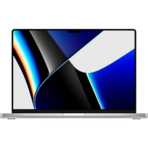 2021 Apple MacBook Pro with Apple M1 Max Chip, 16-inch, 32GB RAM, 2TB SSD Storage (QWERTY English) Silver (Renewed)