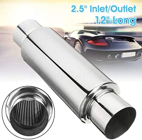自動排気マフラー 2.5 "入口 4" 出口ステンレス鋼排気チップ焼けたタイプサイレンサーテールチップユニバーサル エキゾーストマフラー  キット51/63/76mm,ステンレス鋼,真空システム,1〜2個 - AliExpress ステンレス鋼エキゾーストマフラーチップテールチップ入口  2.5 ... 車の排気マフラー入口ステンレス鋼レゾネーター 12 インチロングマフラー