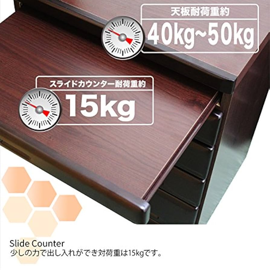 Amazon｜45幅 6段 45-6HC 翔天 DR ダークレッド 仏壇チェスト