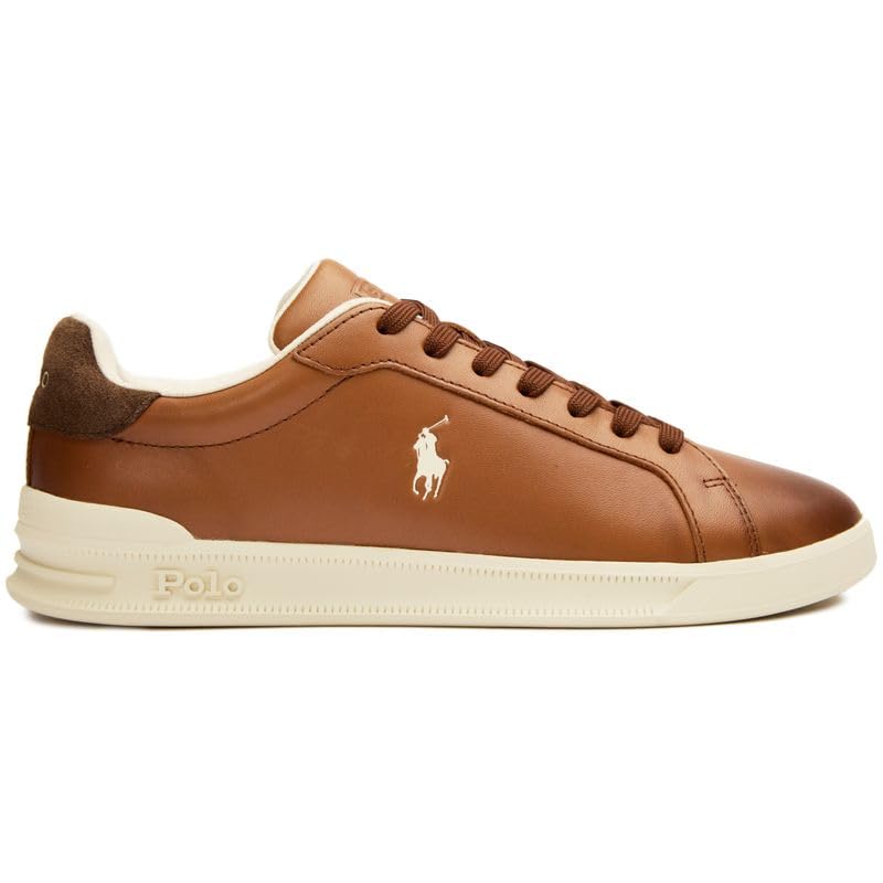 Ralph Lauren Heritage Court Formateurs, Tan, 42 EU