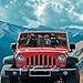 Gearider Funny Windshield Sun Shade UV Ray & Heat Block Windshield Sunshade Sun Visor Compatible with Jeep Wrangler Rubicon Sahara TJ JK JKU 2 Door & 4 Door, Black Cats Driver Pattern