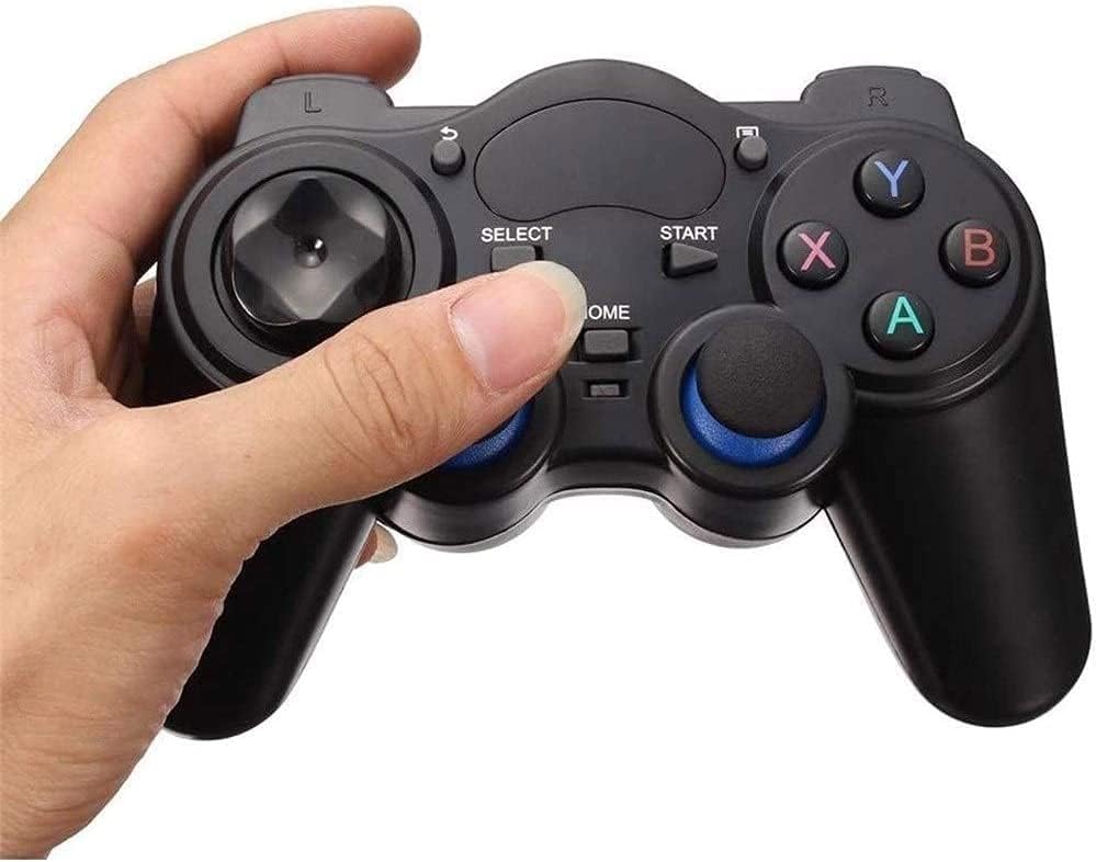LEONYS Controlador de Juegos inalámbrico USB Gamepad, for Android TV Box PC Controlador de Juegos inalámbrico de 2,4 GHz, PC Windows 7,8,10
