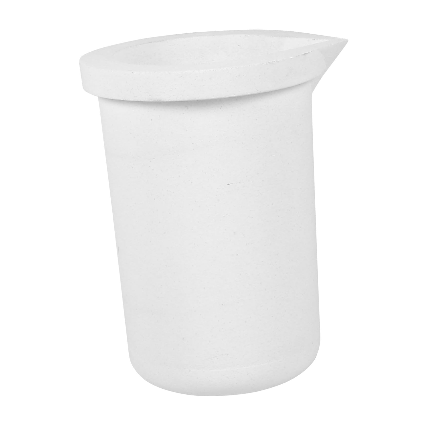 Zerodeko Crisol de Cerámica de Fusión de Cuarzo Blanco de 2 Kg Alta Estabilidad Térmica y Precisión para Fundir Oro y Aleaciones