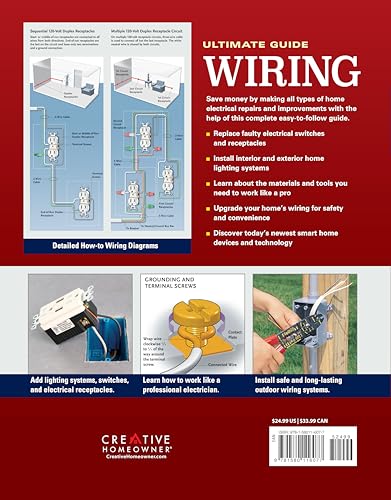Ultimate Guide Wiring, Updated 10th Edition: Meets Current National Electrical Code Standards (Creative Homeowner) DIY Home Electrical Installations and Repairs - Switches, Outdoor, LED, and More - Image 2