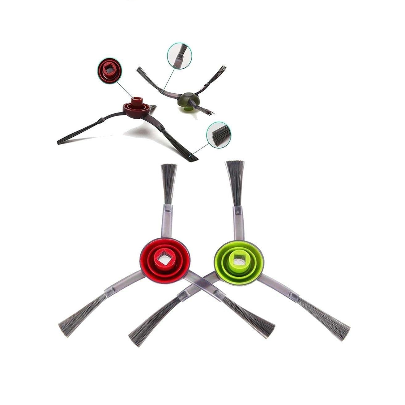 Robo Mate Set of 2 | Side Spinning Brush | for ECOVACS DEEBOT T8 | AIVI | Max, N7, N8 |N8+ | Pro | Pro+ | OZMO 950