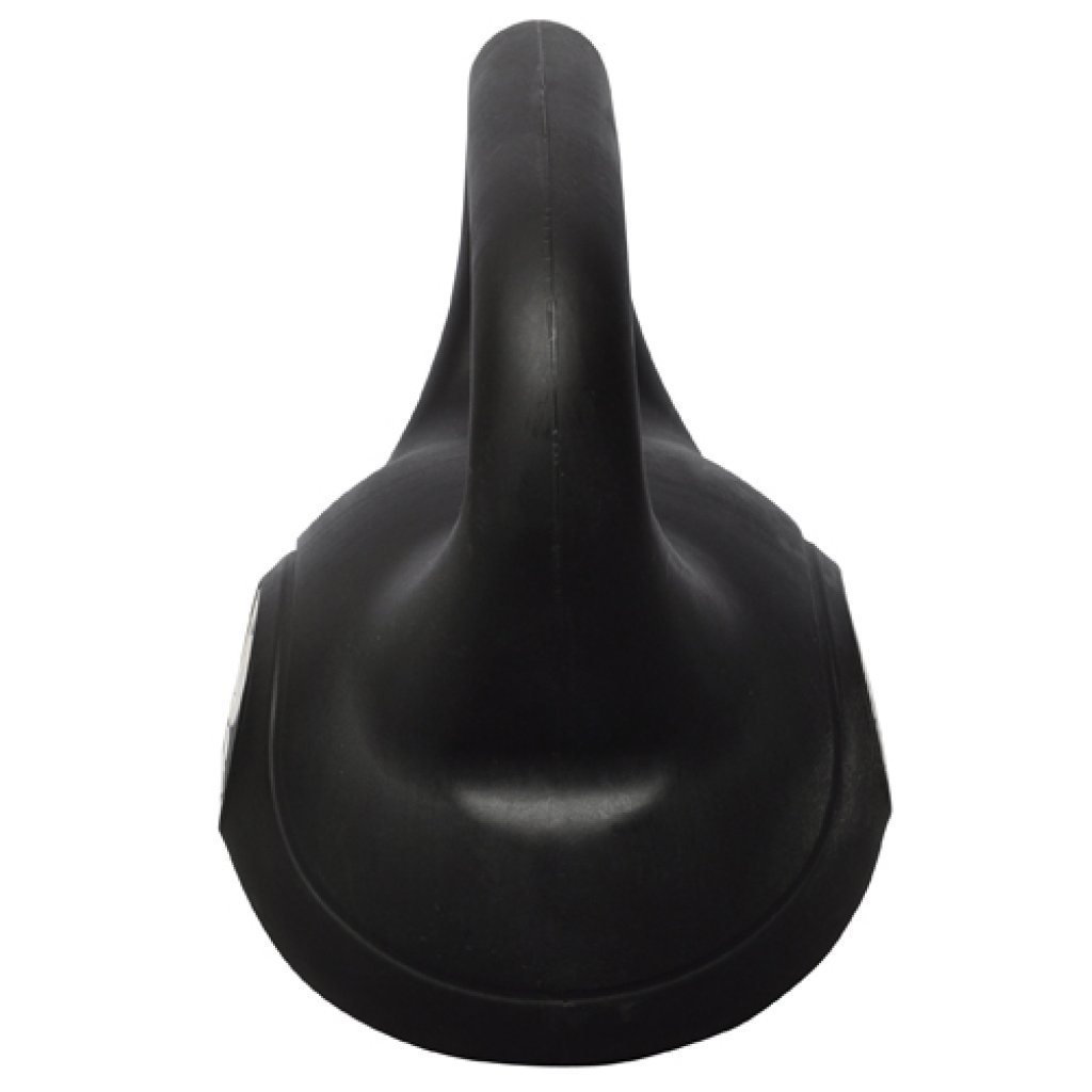 Anself Hantel Kettlebell 6-20 kg, hantle kulowe, ciężarki, hantle fitness, hantle z powłoką z tworzywa sztucznego, kolor czarny