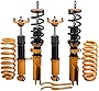 Racing Coilovers Shocks Springs Suspension for BMW X5 E53 2000-2006 Front and Rear 4 Pieces