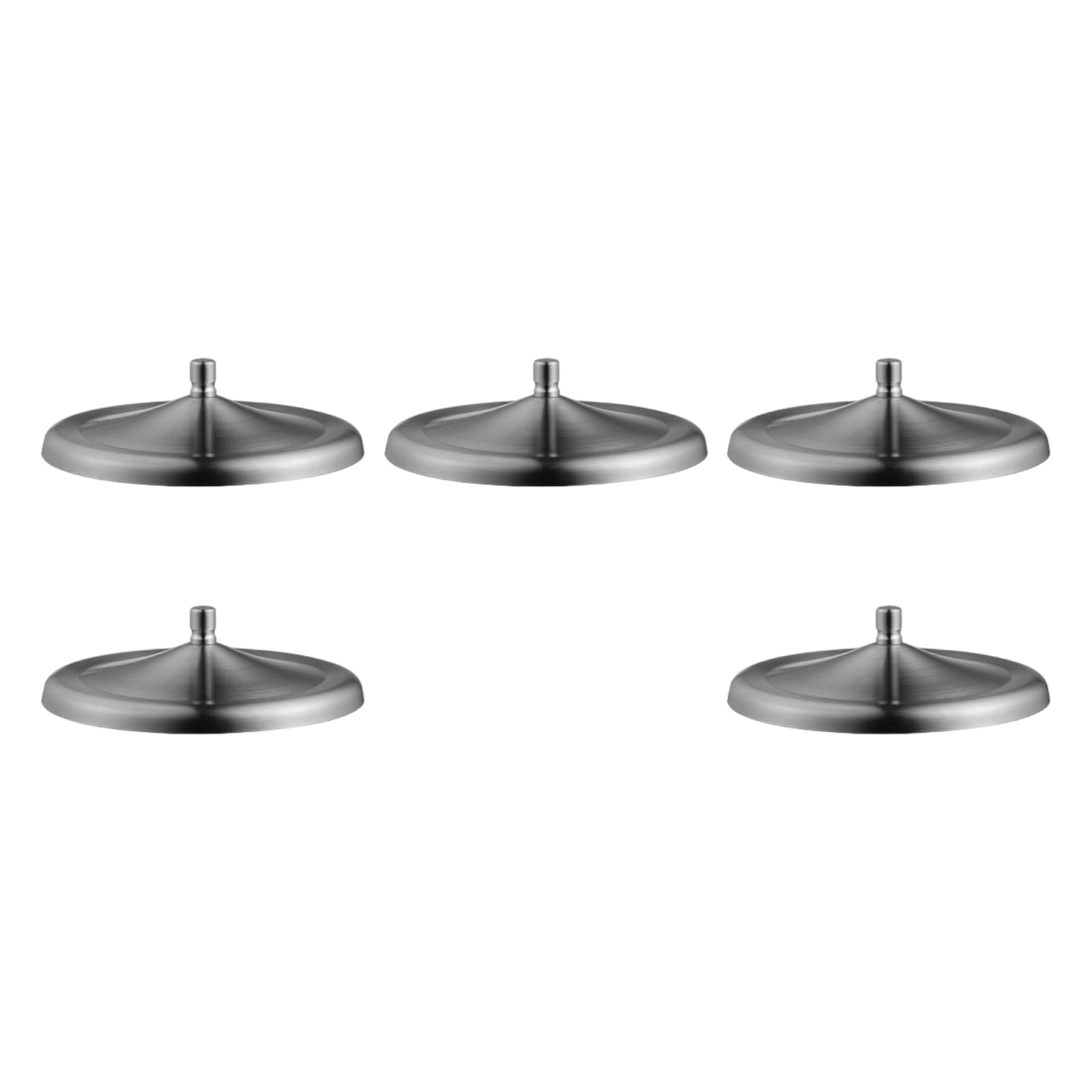 MALSSE 5Pcs for and Home Use Stainless Steel Mug Lid Shatterproof Easy Cleaning Compatibles with Most Cups Shatterproof Mug Lid