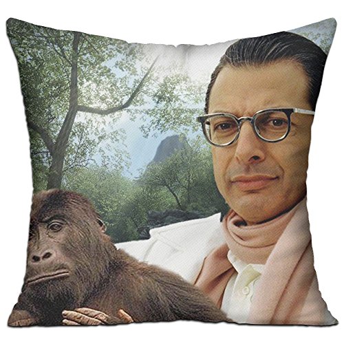 Goddess Aalto Jeff Goldblum Throw Pillow Covers Protector ,18x18 Inch With Zipper Square Decorative Cushion Used for Home Car ,Office,Bedding,Couch
