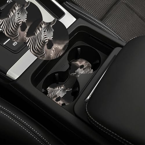Portavasos para auto 2 unidades con diseño de animales miniatura 1